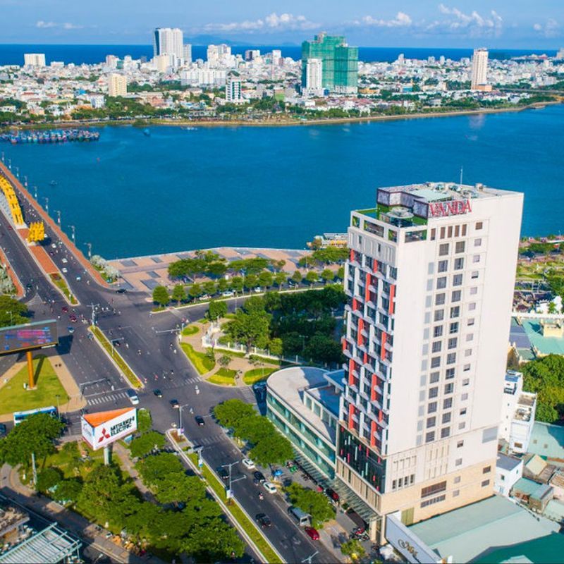 Review Khách sạn Vanda: vị trí trung tâm Đà Nẵng, view sông Hàn và cầu Rồng