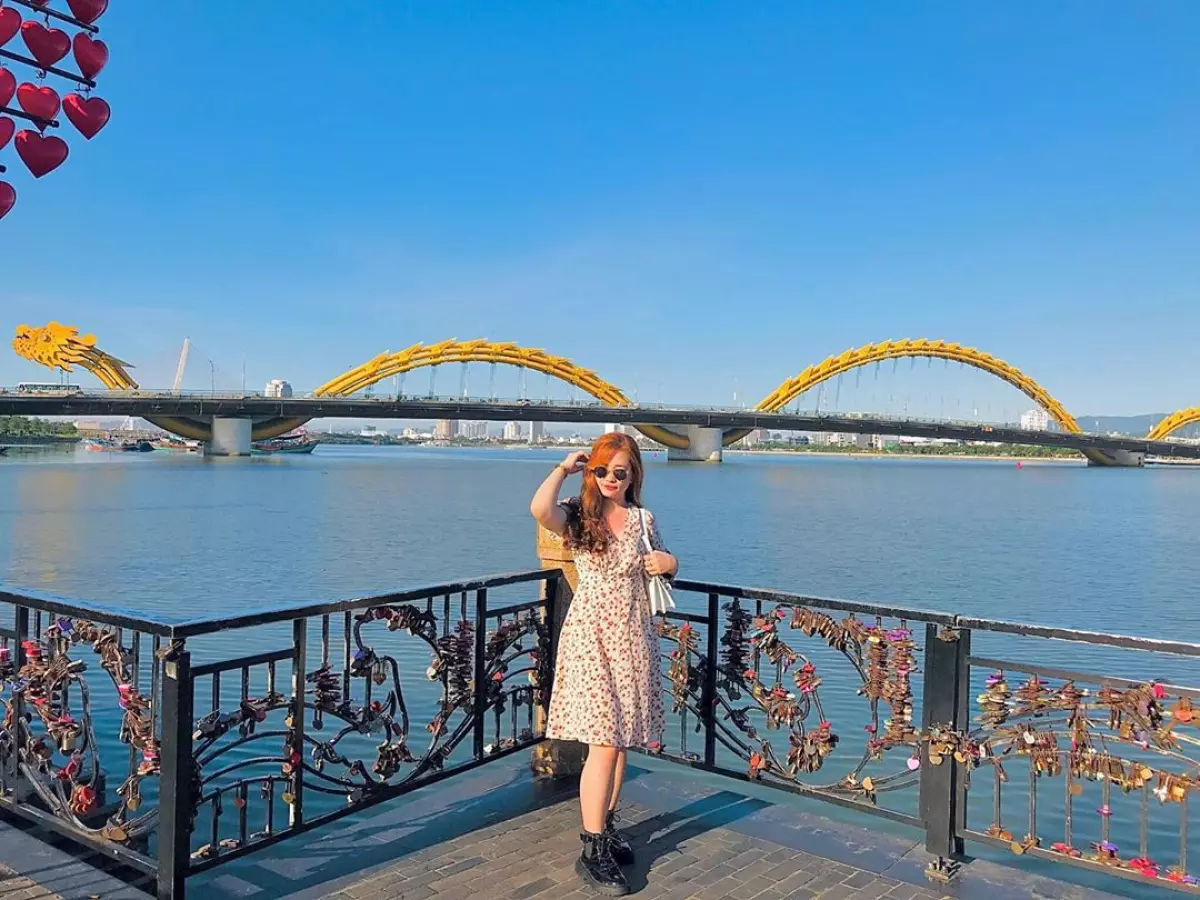 Cầu tình yêu Đà Nẵng nơi hẹn ước lãng mạn bên sông Hàn