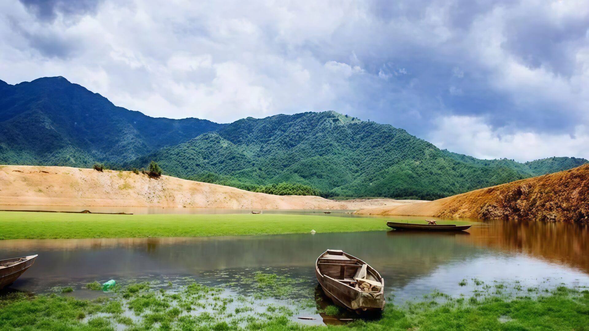 Hồ Hòa Trung vẻ đẹp nguyên sơ giữa lòng Đà Nẵng