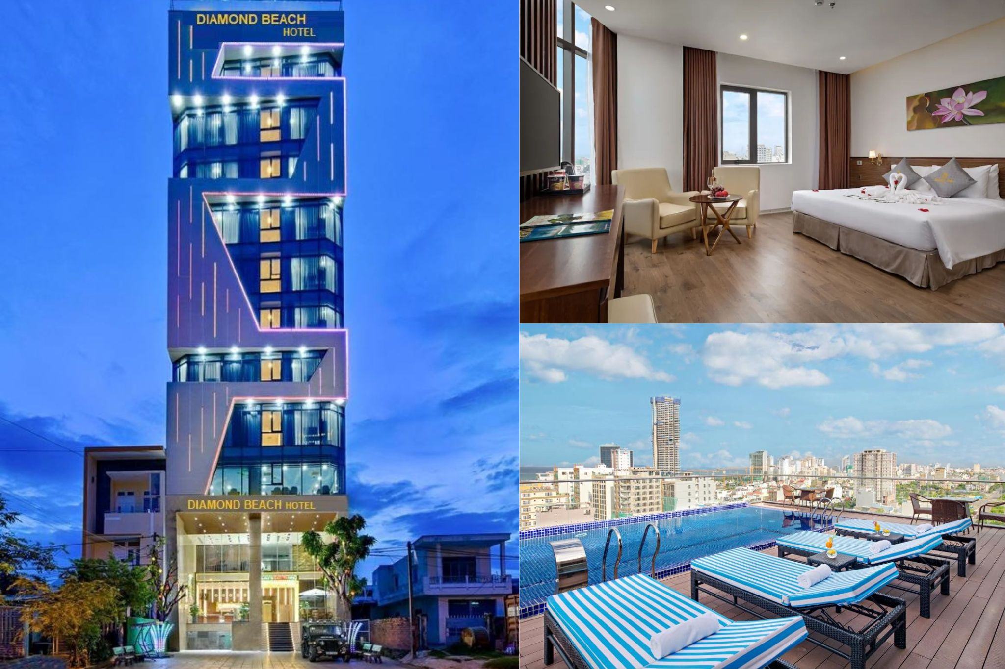 Khách sạn Diamond Beach Review Chi Tiết 2026 – Trải Nghiệm Lưu Trú Gần Biển Sơn Trà Đà Nẵng