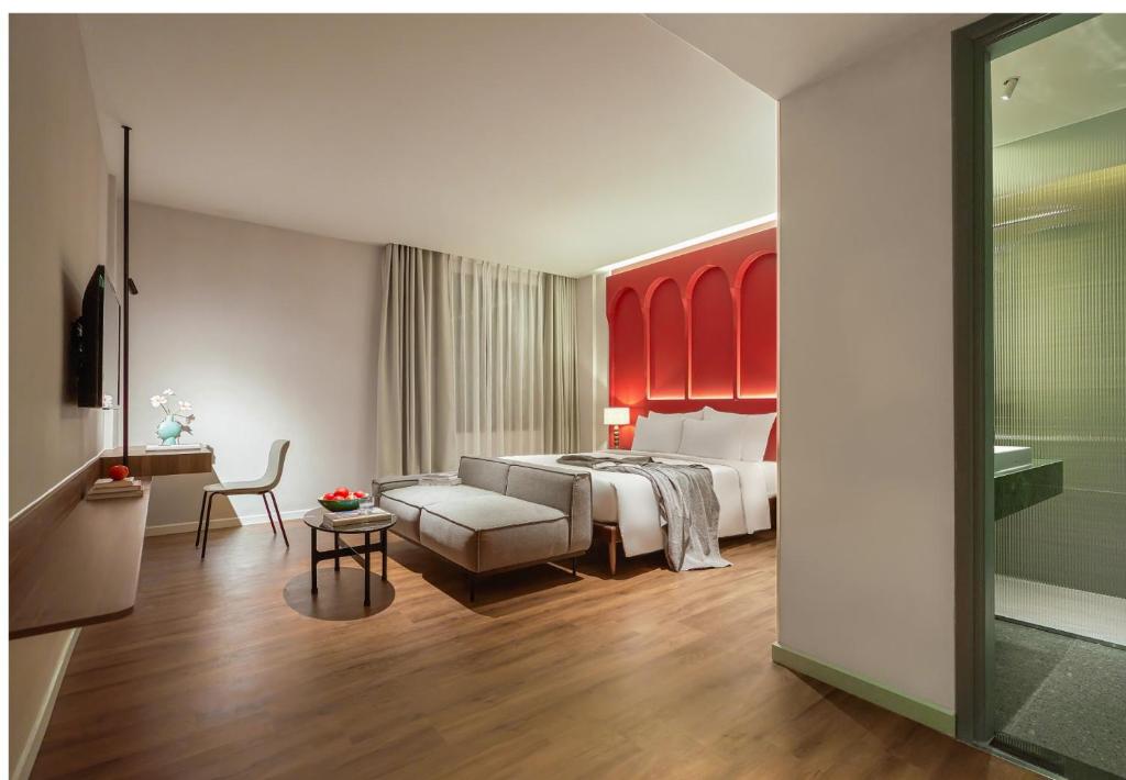 Review M Village Hotel Da Nang Centre: khách sạn 4 sao có giặt ủi miễn phí và bếp chung